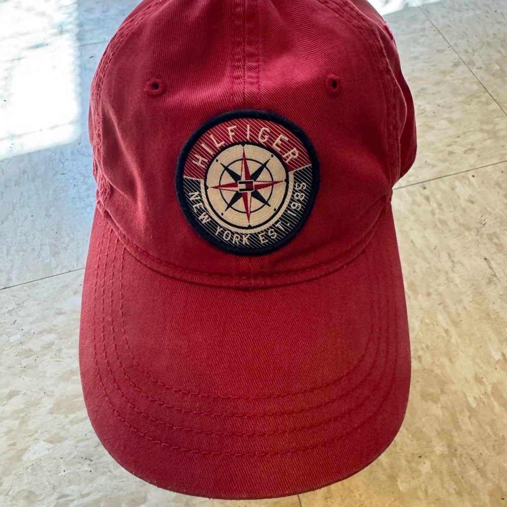 Tommy Hilfiger Red adjustable cap
